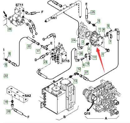 Vö pavers    Plunger hydraulic pump part number 9628191000