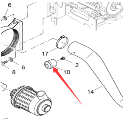 Vö pavers   Air filter blockage alarm (sensor) part number 4624082213
