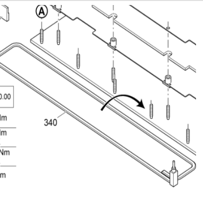 Vö pavers    1.25 meter ironing plate heating rod part number 2035992