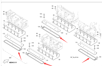  Vö pavers    Heating rod base plate part number 2275929