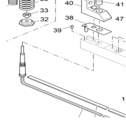 Vö pavers    1.5-meter ironing plate rammer heating rod part number 4608150100