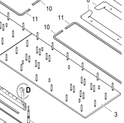 Vö pavers   The part number of the main machine's ironing plate bottom plate is 4602418082