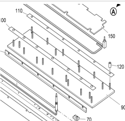 Vö pavers   Extend the bottom plate of the 1.25 meter ironing plate with part number 2214303
