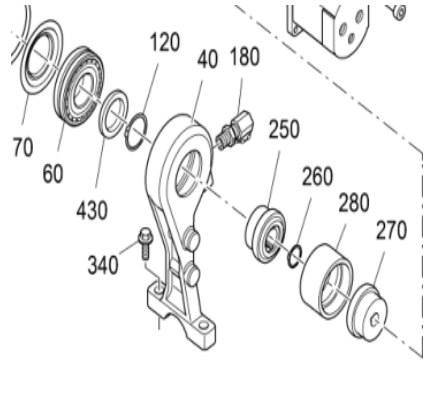 Vö pavers    Ram connecting sleeve gear part number 4610222109