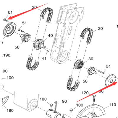 Vö pavers   Fixed bolt part number 9508160912