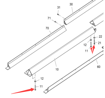Vö pavers   Fixed bolt part number 9516460931