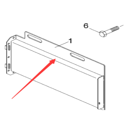 Vö pavers    1 meter spiral front baffle part number 4602436319
