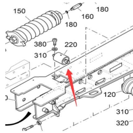 Vö pavers   The part number of the sales center for the supporting pulley is 2306186