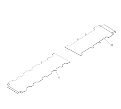 Vö pavers    Paver conveyor bottom plate repair kit part number 2377335
