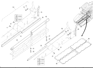 Vö pavers    Conveyor Bottom Chain Protection Repair Kit Part Number 2487966