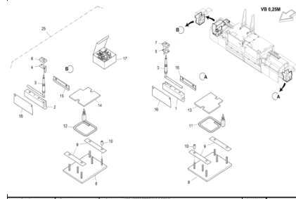 Vö pavers  25 cm Screed Repair Kit Part Number 2051719