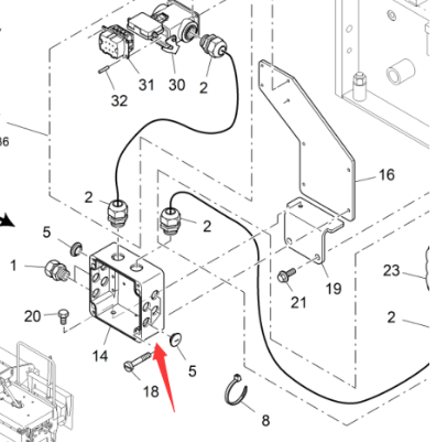 Vö pavers   Heating junction box part number 2431350 