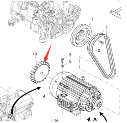 Vö pavers    Heating motor fan part number 2074337