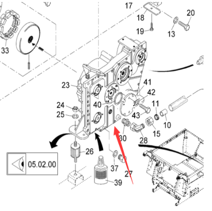 Vö pavers   Pump transfer case assembly part number 4607162197