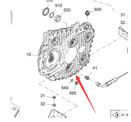 Vö pavers  Pump transfer box assembly part number 2182569
