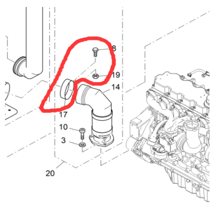 Vö pavers  Tightening device (one set) Part number 2101703    