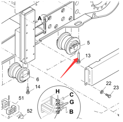 Vö pavers   Screw part number 2007490