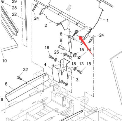 Vö pavers  Spring pin part number 9523111024