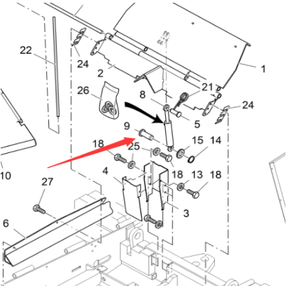Vö pavers   Flip Plate Cylinder Pin Part Number 4602032242