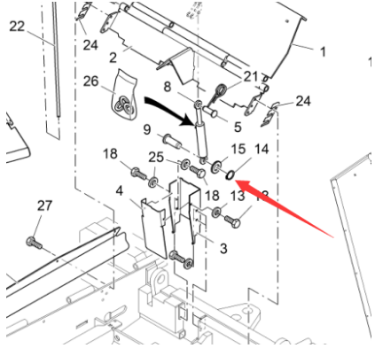Vö pavers  External snap ring part number 9500200471