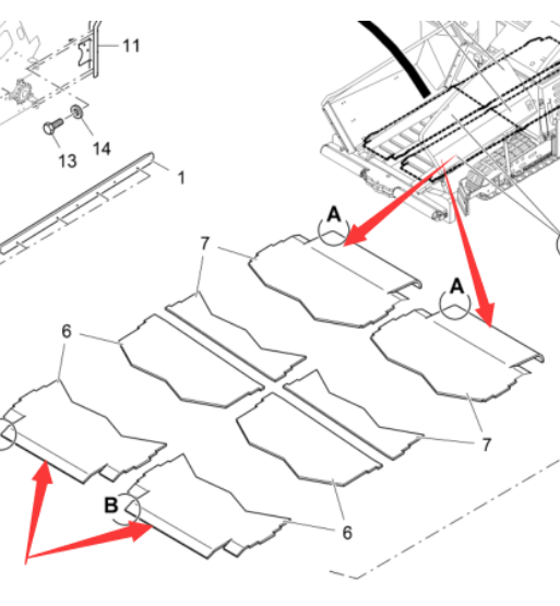 Vö pavers   Feeding Base Plate Repair Kit Part Number A1590211817