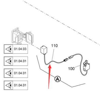Vö pavers  Extension cable part number 2052836