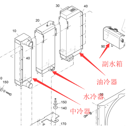Vö pavers  Combined cooler part number 2240312