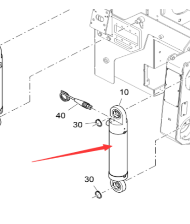 Vö pavers   Lift cylinder part number 2273339