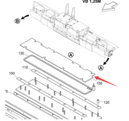 Vö pavers   1.25 meter insulation board part number 2036854