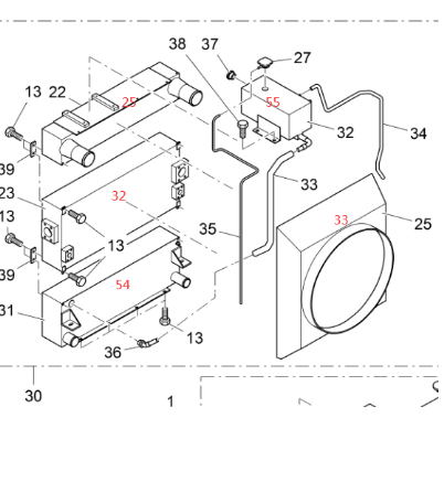 Vö pavers   Combined radiator part number 2045922