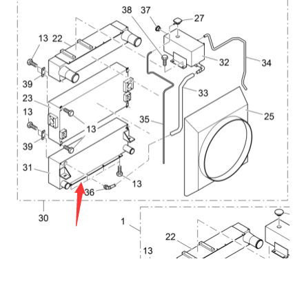 Vö Paver    Water cooler part number 2084354