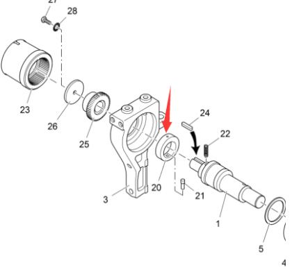 Vö Paver    Positioning collar part number 4618322007