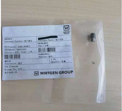 Vö Paver  Leveling device locking pin part number 9508120915