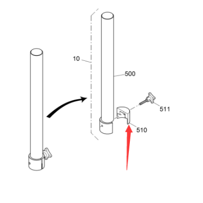 Vö Paver    Half pipe clamp part number 2245923