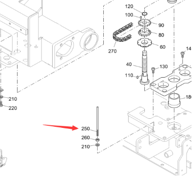 Vö Paver    Tightening bolt part number 2038356