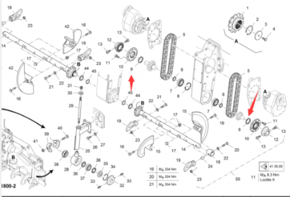 Lower sprocket engagement gasket part number 2013979