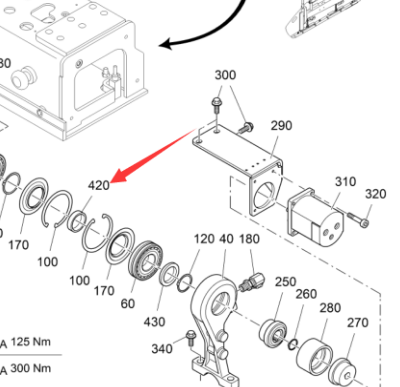 Vö Paver   Spacer ring part number 4604172043
