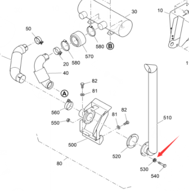 Vö Paver   Silencer pad part number 9510252093