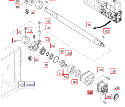 Vö Paver  Vibration motor part number 2668702