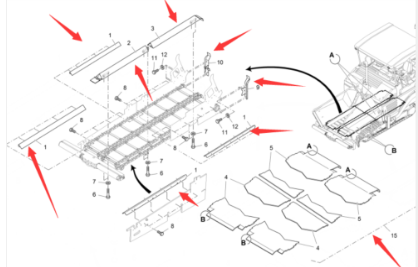 Vö Paver   Hopper repair kit part number 2041453