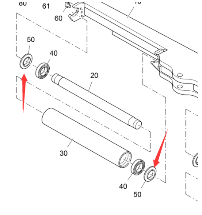 Vö Paver  Idler end cover part number 2182539