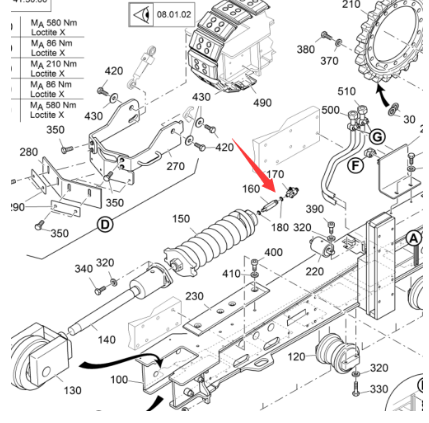 Vö Paver   Safety valve gasket part number 4617212472