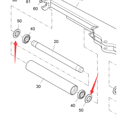Vö Paver   Idler end cover part number 2182539