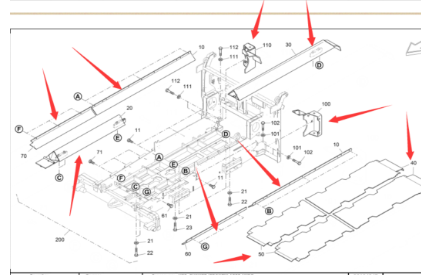 Vö Paver  Hopper repair kit part number 2355960
