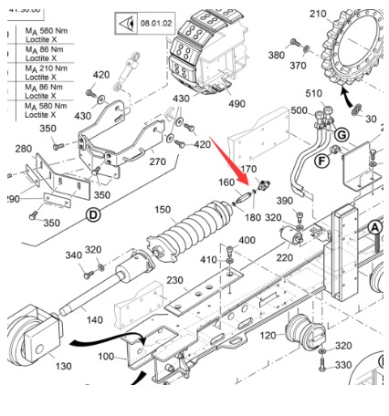 Vö Paver  Safety valve gasket part number 4617212472