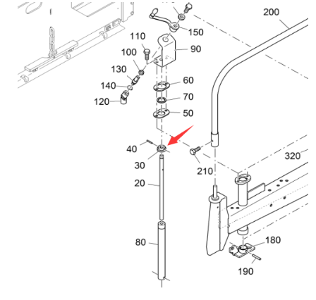 Vö Paver  Edge plate adjustment sleeve part number 4602202348