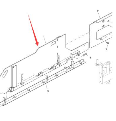 Vö Paver  Left panel part number 2044931