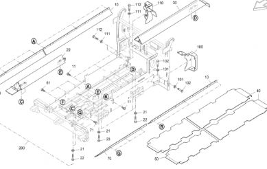 Vö Paver    Hopper repair kit part number 2355880