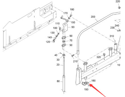 Vö Paver  Bracket part number 2563010