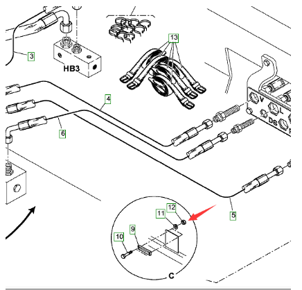 Vö Paver   Nut part number 9500060934
